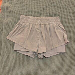 Pop flex purple athletic shorts